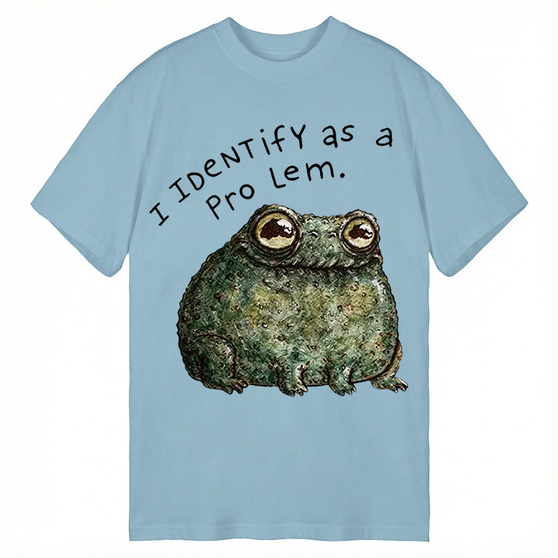 Modecanvas Sarcastic Frog Self Deprecating DTG Printing Classic T-Shirt-modecanvas