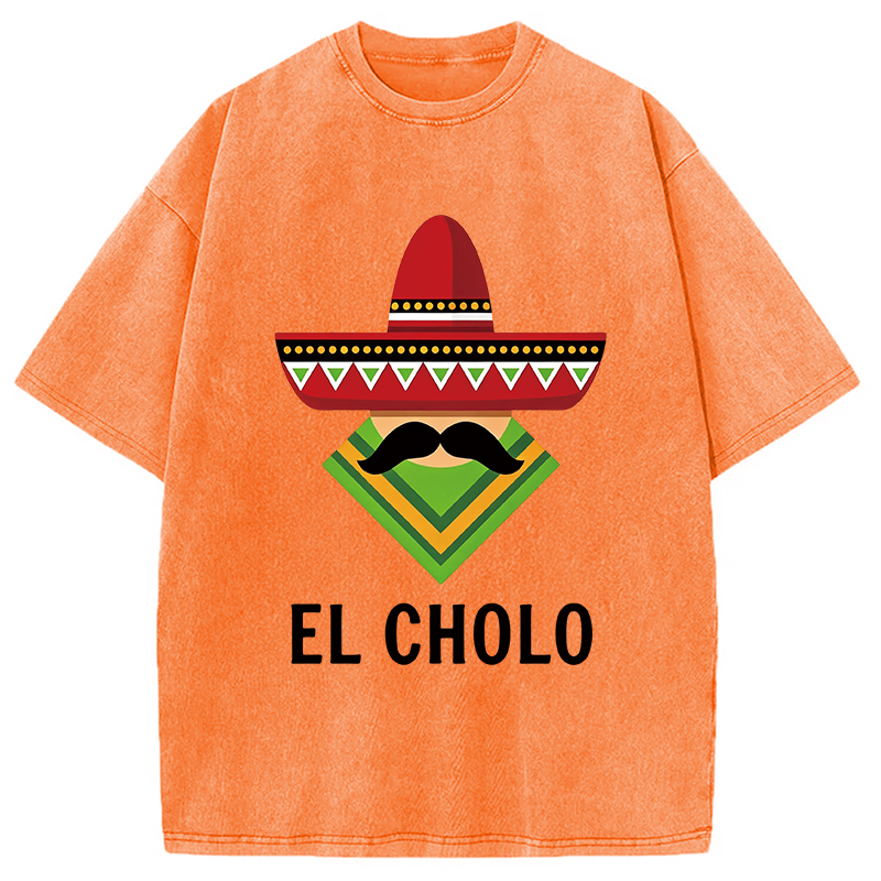 Modecanvas El Cholo DTG Printing Washed T-Shirt