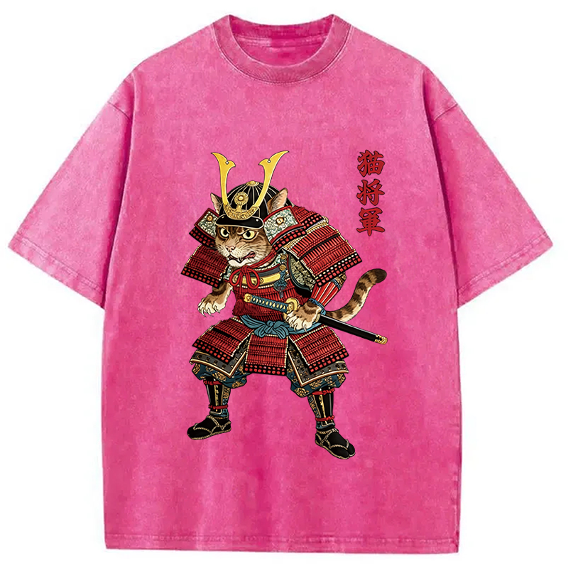 Modecanvas Cat General DTG Printing Washed T-Shirt