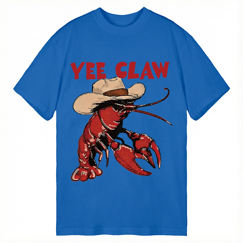 Modecanvas Lobster Cowboy DTG Printing Classic T-Shirt-modecanvas