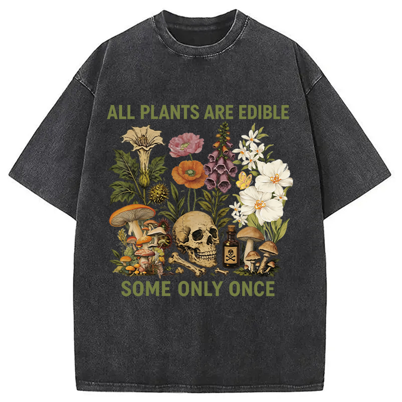 Modecanvas Some Only Once DTG Printing Washed T-Shirt
