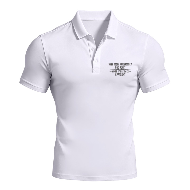 Modecanvas Funny Dad Joke Polo Shirt
