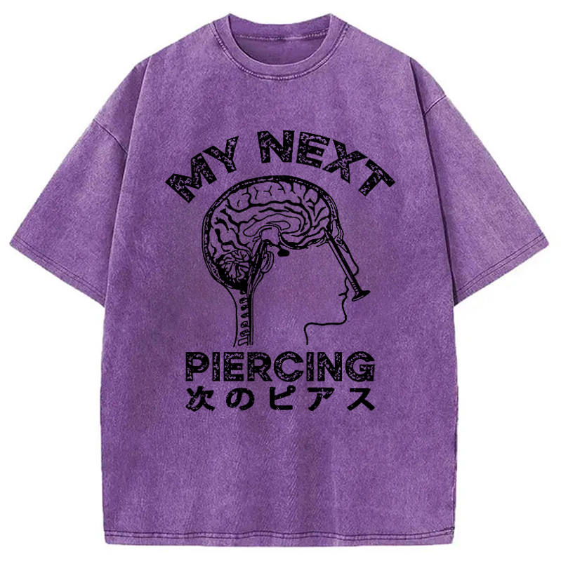 Modecanvas Next Piercing Surgery Washed T-Shirt