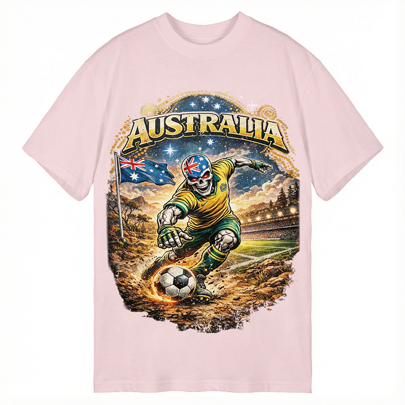 Modecanvas Australia Soccer DTG Printing Classic T-Shirt-modecanvas