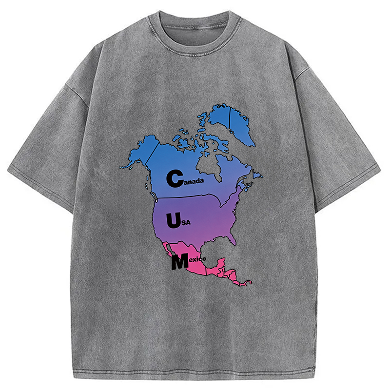 Modecanvas Canada USA Mexico DTG Printing Washed T-Shirt