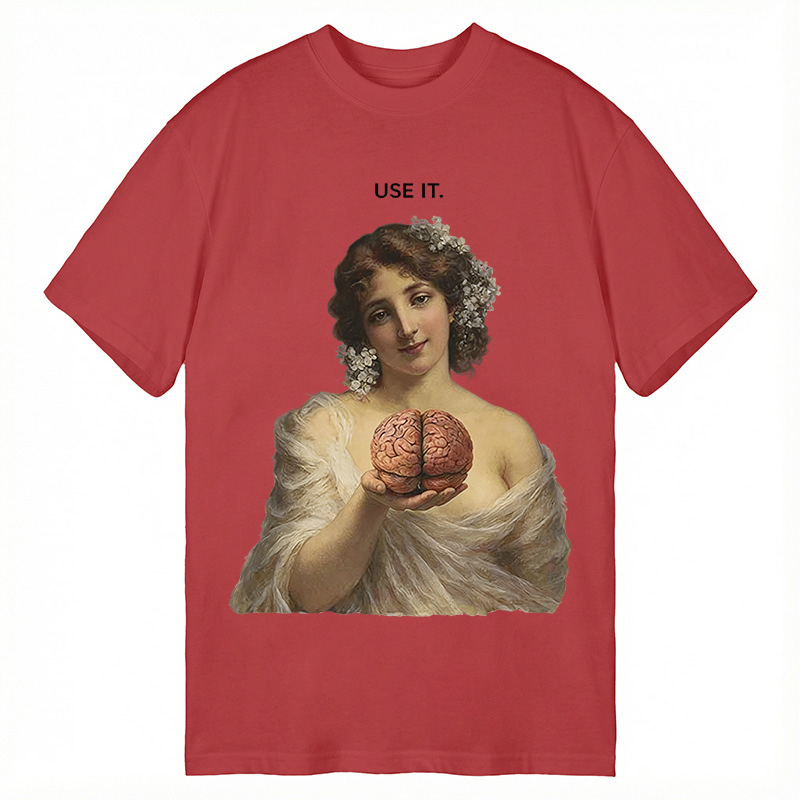 Modecanvas Use Your Brain DTG Printing Classic T-Shirt-modecanvas