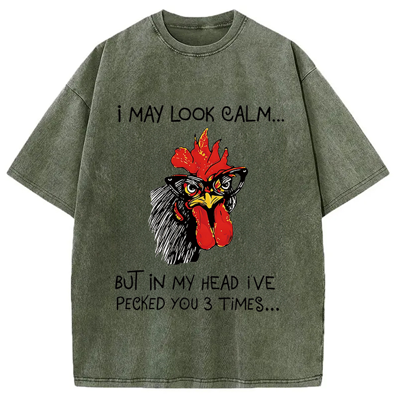 Modecanvas Inner Rebellion DTG Printing Washed T-Shirt-modecanvas