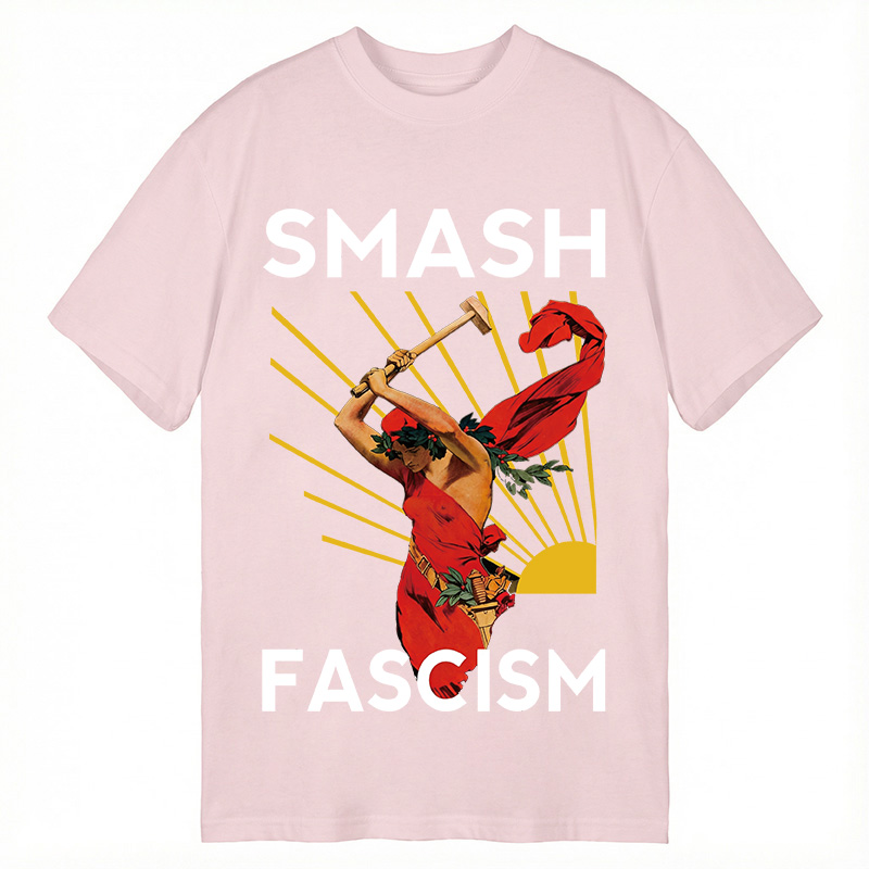 Modecanvas Smash Fascism DTG Printing Classic T-Shirt