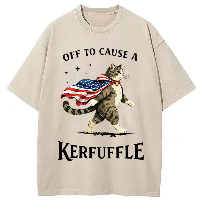 Modecanvas Off to Cause a Kerfuffle DTG Printing Washed T-Shirt