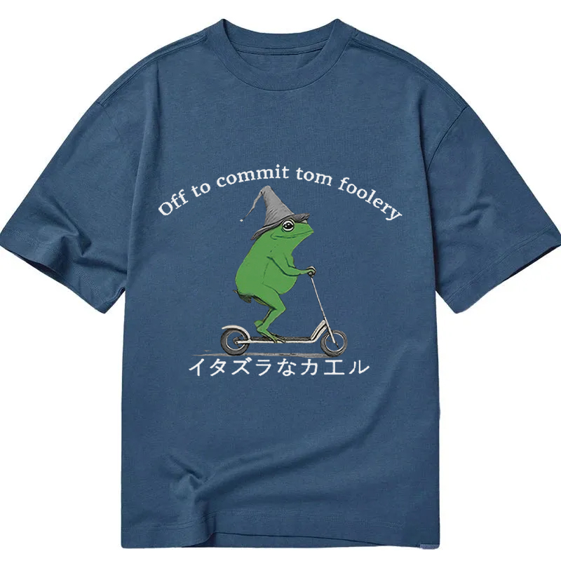 Modecanvas Stupid Frog DTG Printing Classic T-Shirt-modecanvas