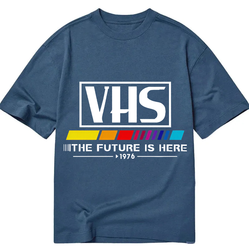 Modecanvas VHS 1976 Vintage DTG Printing Classic T-Shirt-modecanvas