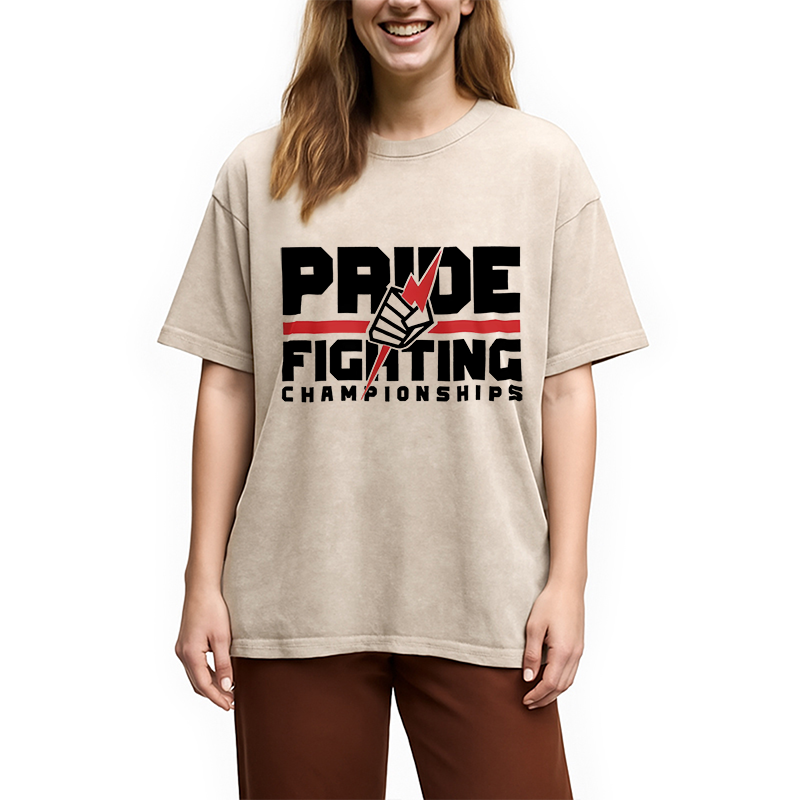Modecanvas Fighting Competition Washed T-Shirt