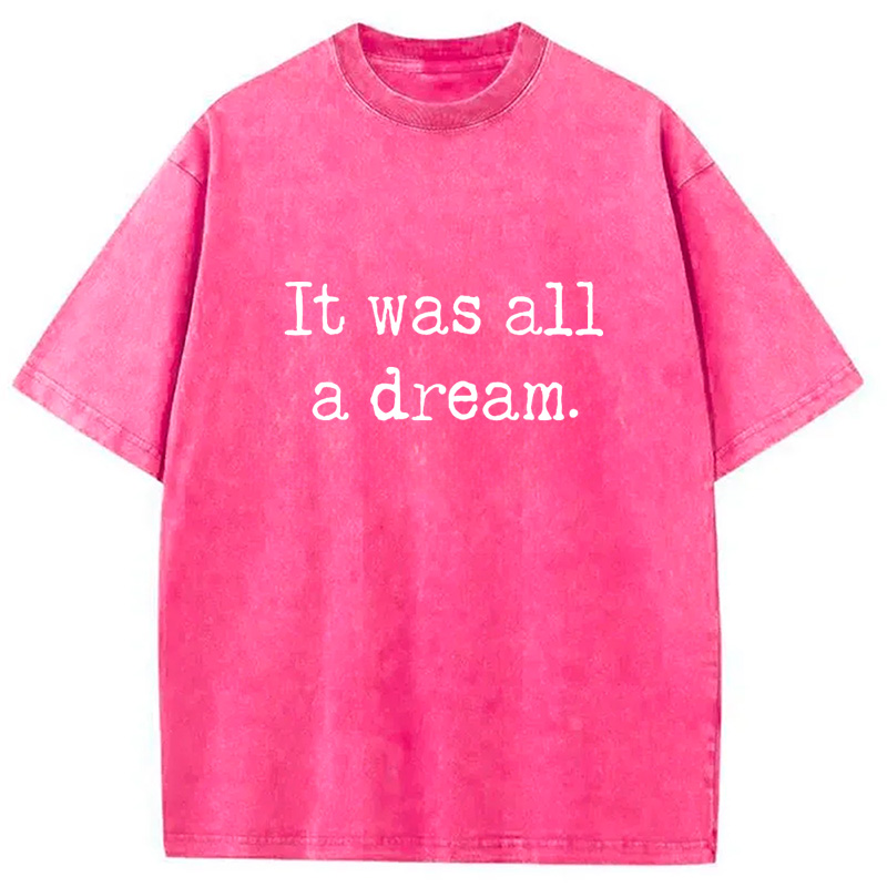 Modecanvas It Was A Dream Washed T-Shirt