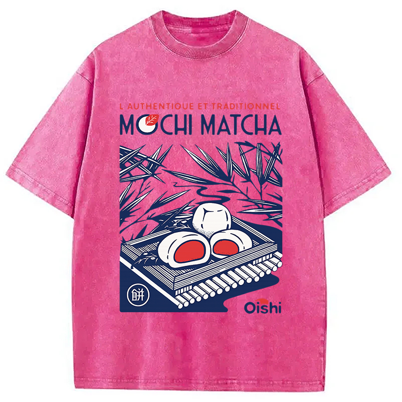 Modecanvas Mochi Matcha Oishi Market Washed T-Shirt