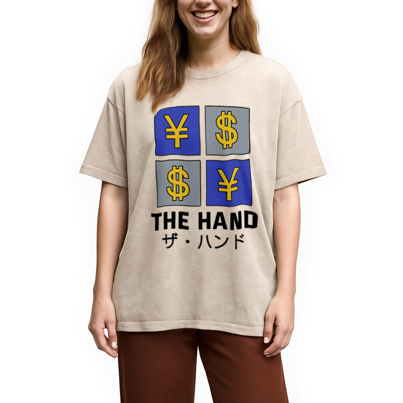 Modecanvas The Hand JoJo Washed T-Shirt