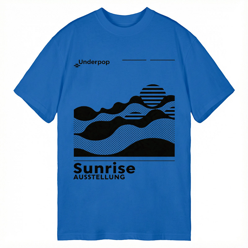 Modecanvas Sunrise DTG Printing Classic T-Shirt-modecanvas