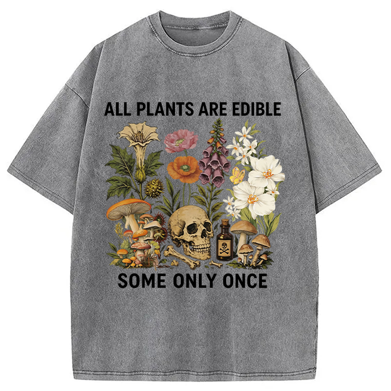 Modecanvas Some Only Once DTG Printing Washed T-Shirt