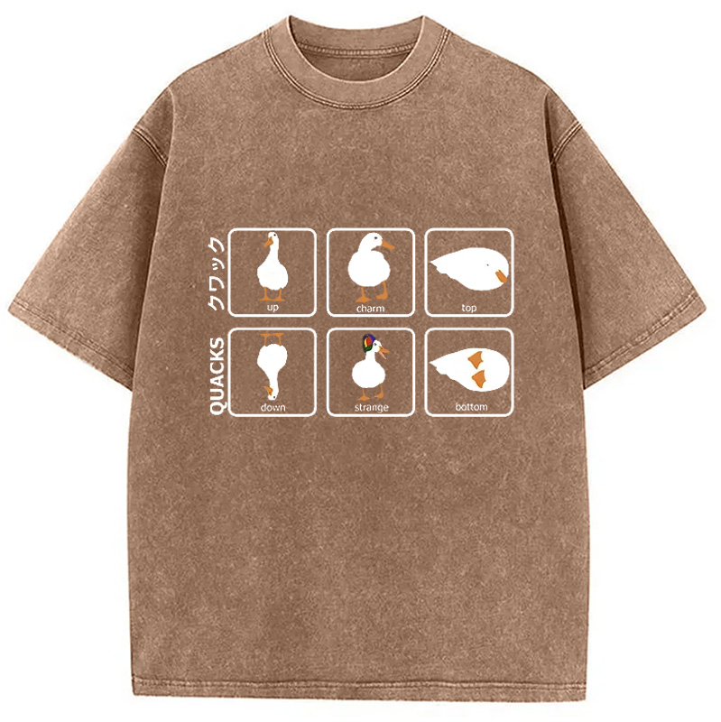 Modecanvas 3D Illustration Of A Duck Washed T-Shirt
