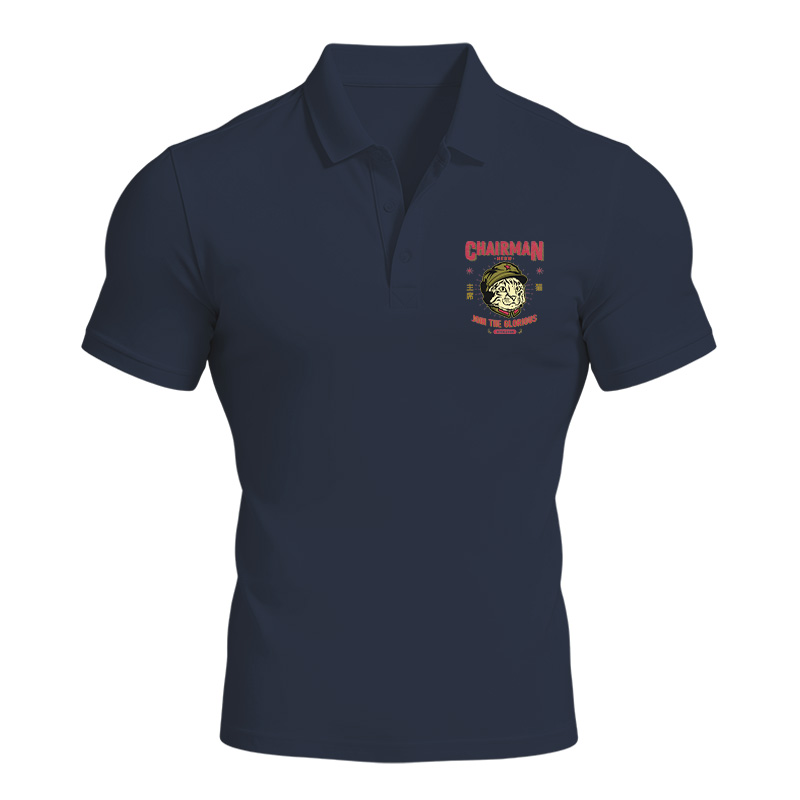 Modecanvas Chairman Meow Polo Shirt