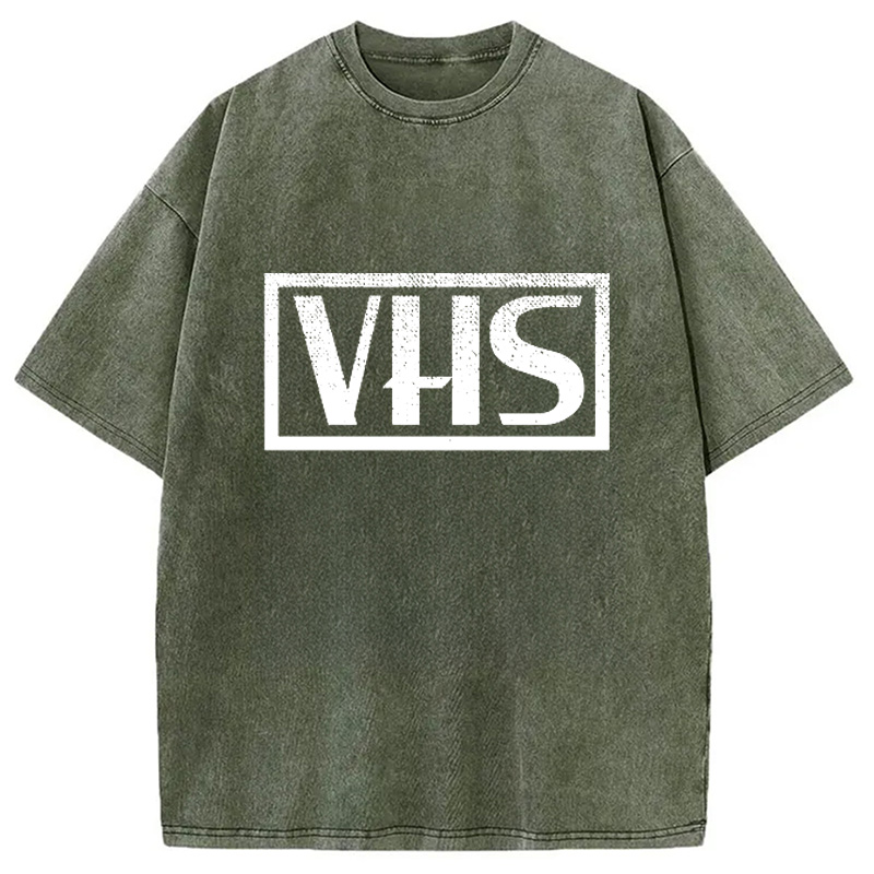 Modecanvas VHS Logo Washed T-Shirt