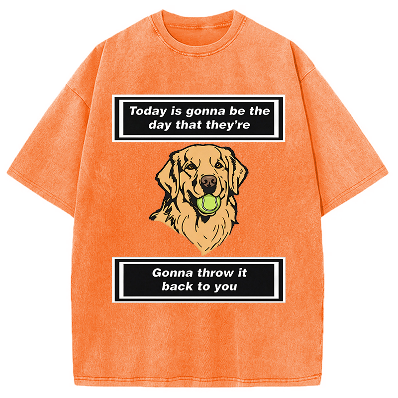 Modecanvas Back to You DTG Printing Washed T-Shirt
