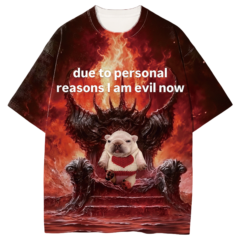 Modeocanvas Due To Personal All Over Print T-shirt-modecanvas