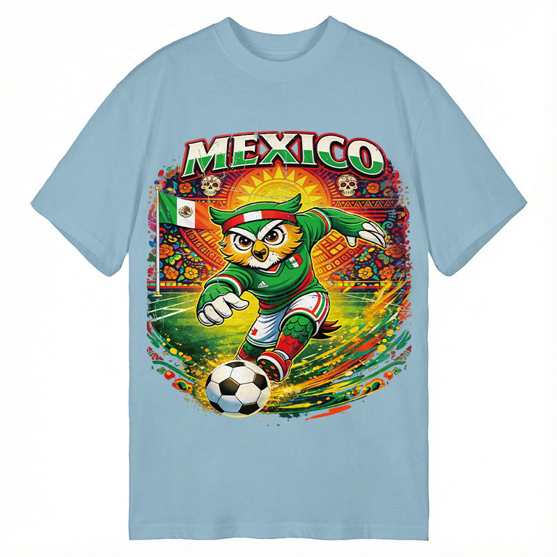 Modecanvas Mexico Soccer DTG Printing Classic T-Shirt-modecanvas