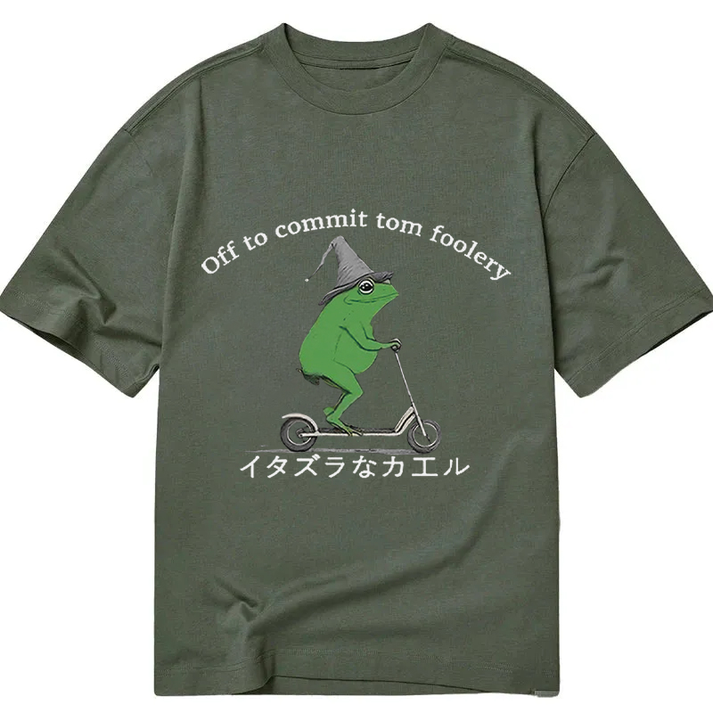 Modecanvas Stupid Frog DTG Printing Classic T-Shirt-modecanvas