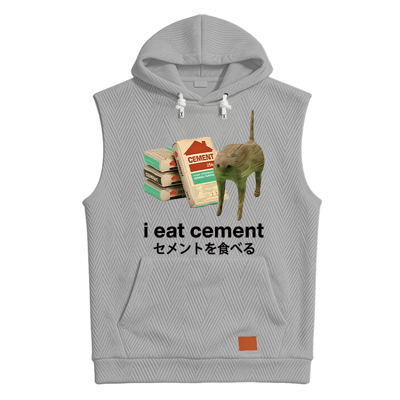 Modecanvas I Eat Cement Hooded Tank