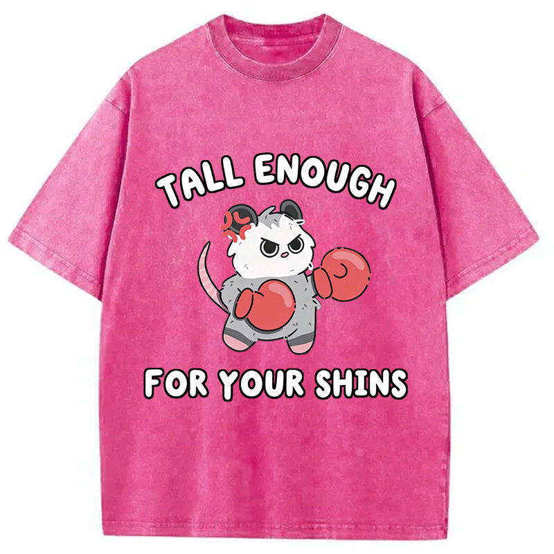 Modecanvas Tall Enough For Your Shins DTG Printing Washed T-Shirt