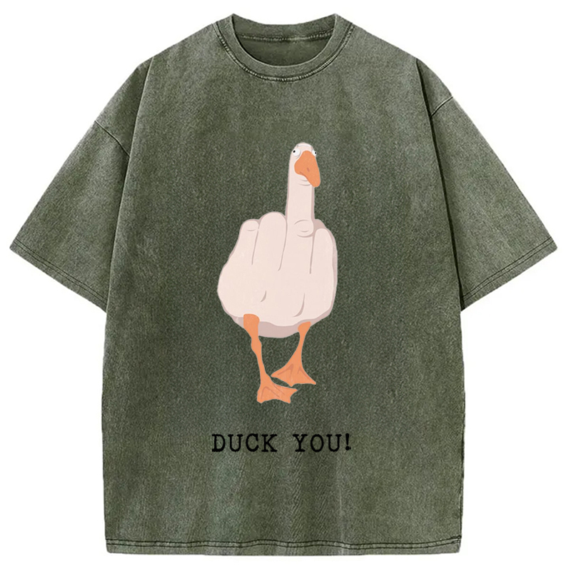 Modecanvas Duck You Washed T-Shirt