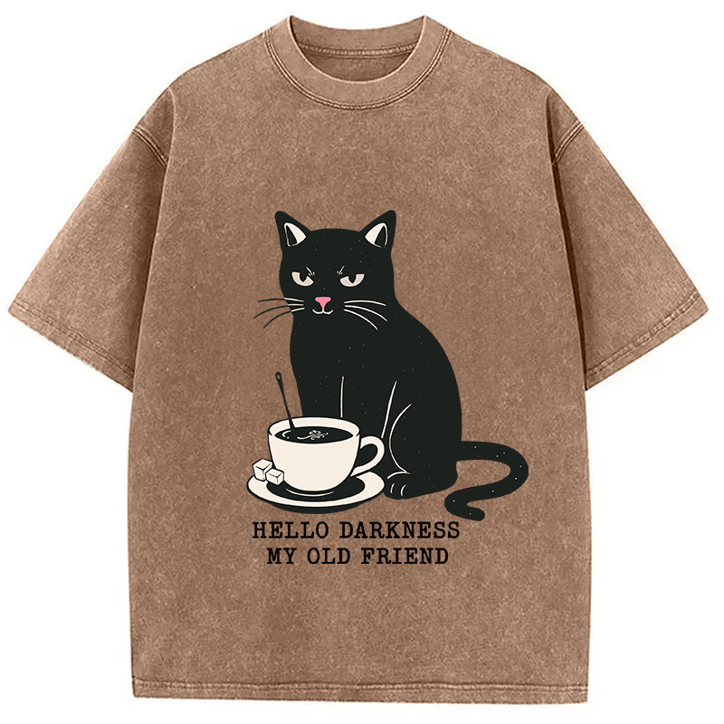 Modecanvas My Old Friend Washed T-Shirt