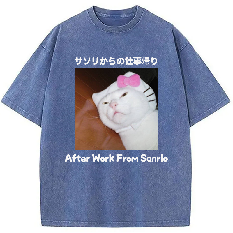 Modecanvas After Work From Sanrio Washed T-Shirt