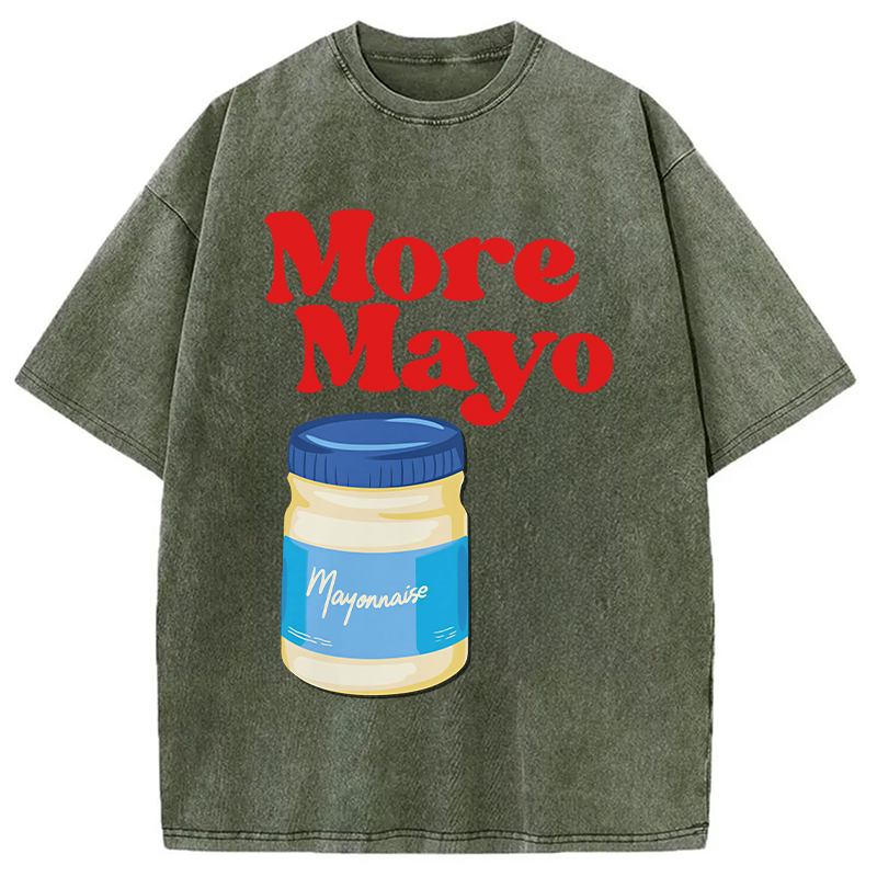 Modecanvas More Mayo Washed T-Shirt