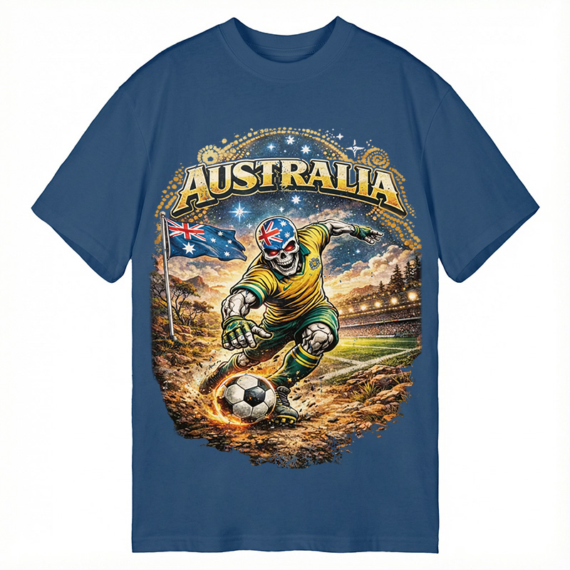 Modecanvas Australia Soccer DTG Printing Classic T-Shirt-modecanvas