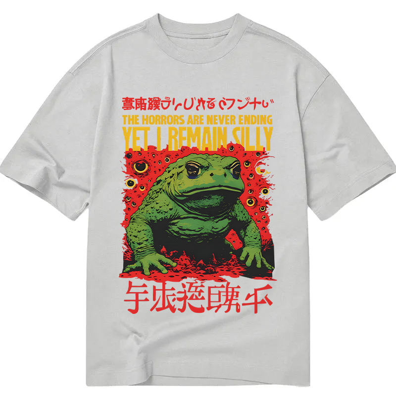 Modecanvas The Horrors Are Never Ending DTG Printing Classic T-Shirt-modecanvas