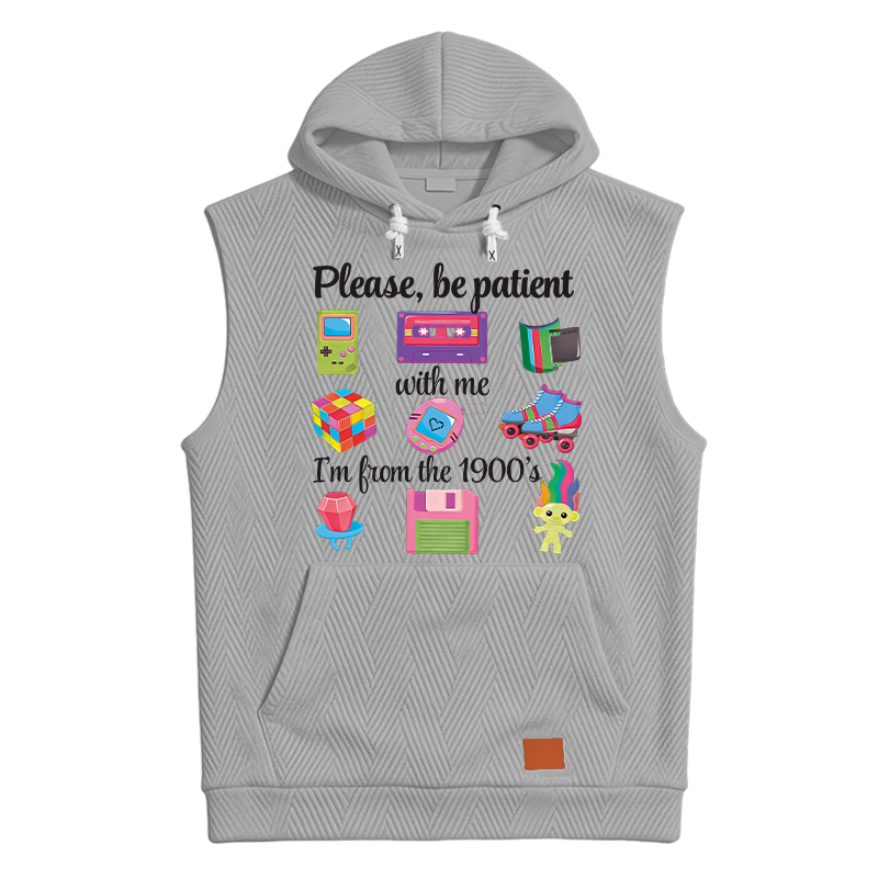 Modecanvas Please Be Patient Hooded Tank