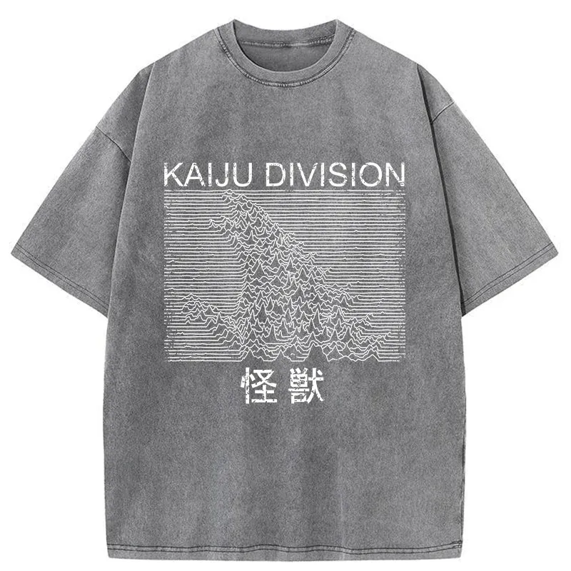 Modecanvas Music Monster Washed T-Shirt-modecanvas