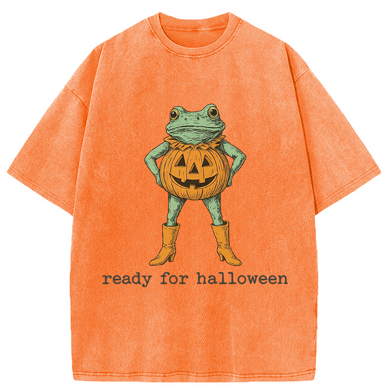 Modecanvas Ready for Hallowee Washed T-Shirt