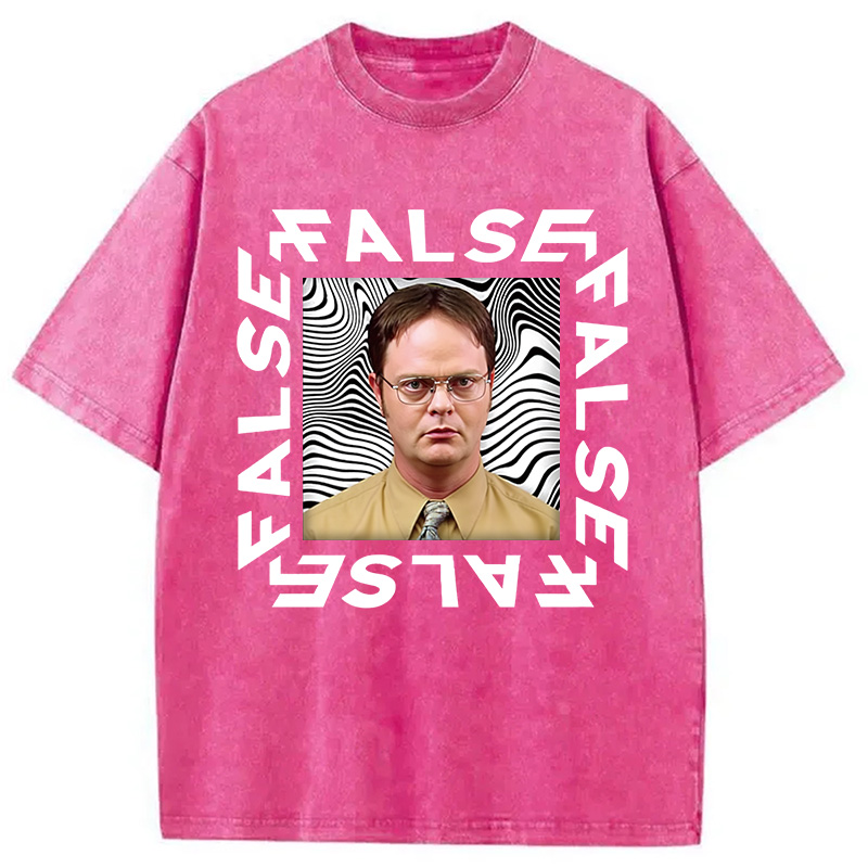 Modecanvas The Office Dwight False Washed T-Shirt