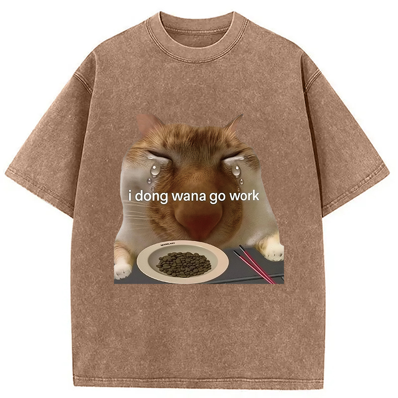 Modecanvas I Dong Wana Go Work Washed T-Shirt