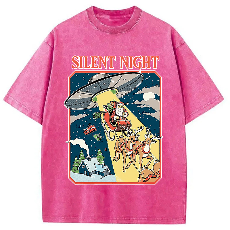 Modecanvas Silent Night Washed T-Shirt