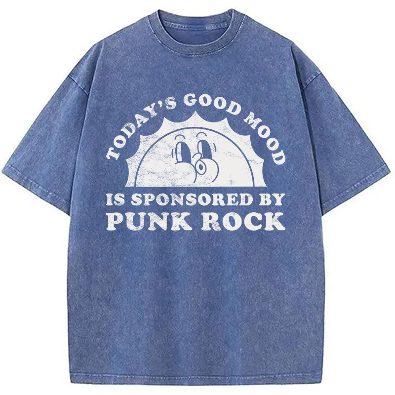Modecanvas Punk Rock Washed T-Shirt