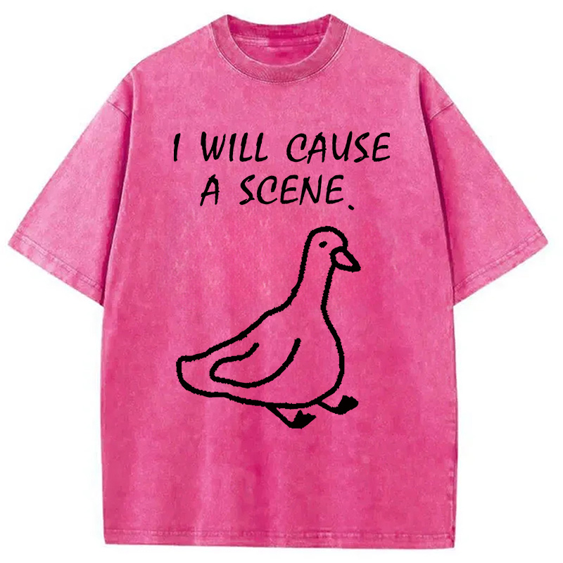 Modecanvas Stupid Goose Washed T-Shirt