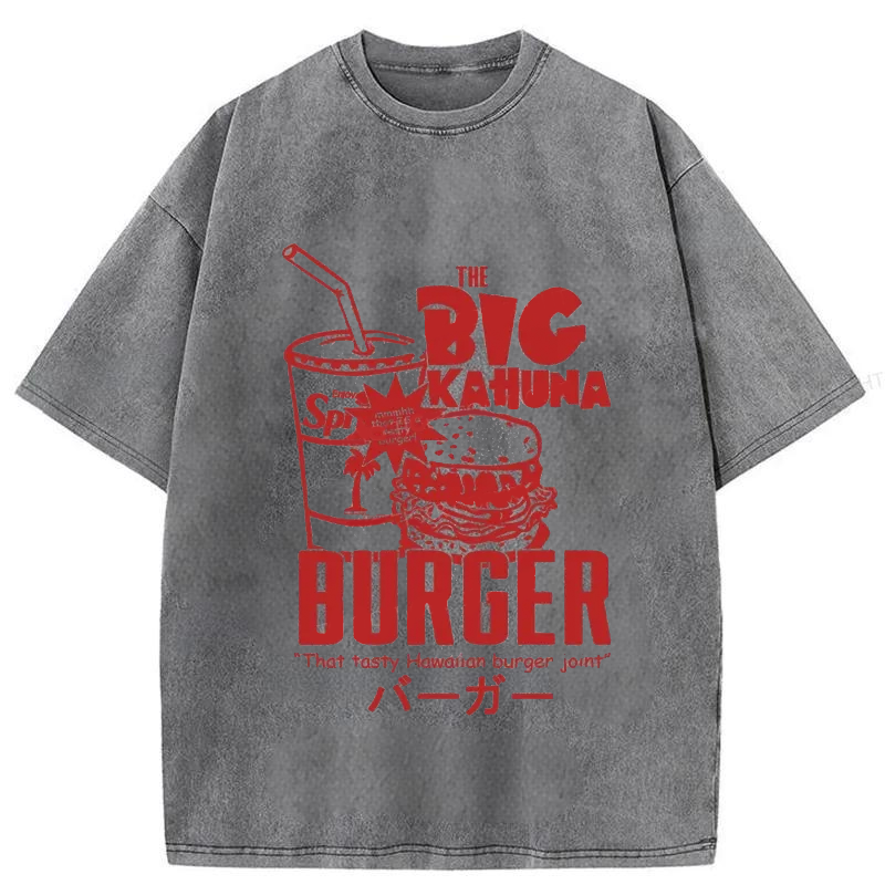 Modecanvas Tasty Hawaiian Burger Washed T-Shirt