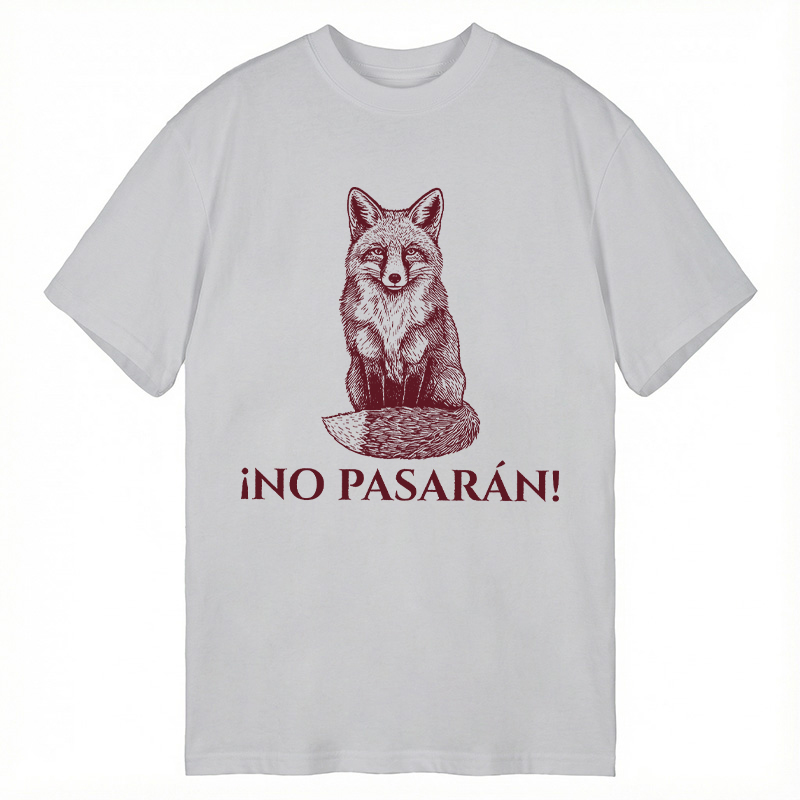 Modecanvas No Pasarán Fox DTG Printing Classic T-Shirt