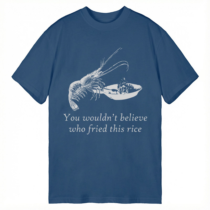 Modecanvas Shrimp Fried Rice DTG Printing Classic T-Shirt-modecanvas