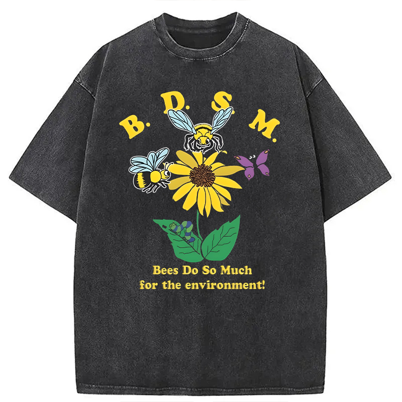 Modecanvas BDSM DTG Printing Washed T-Shirt-modecanvas