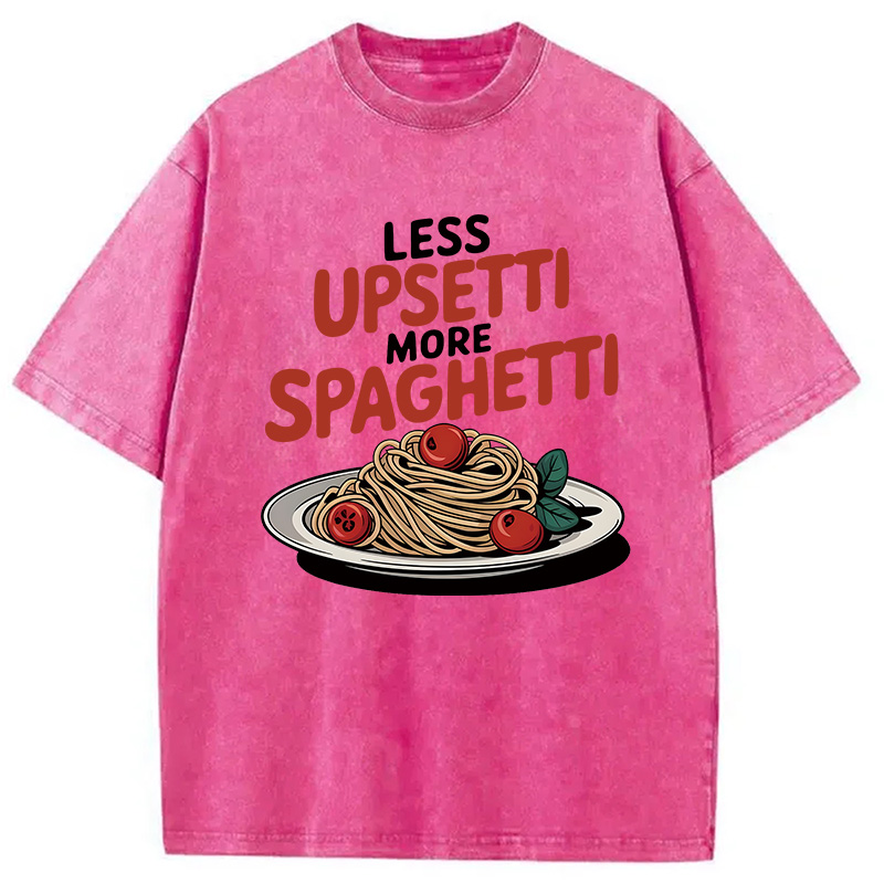 Modecanvas Funny Food DTG Printing Washed T-Shirt