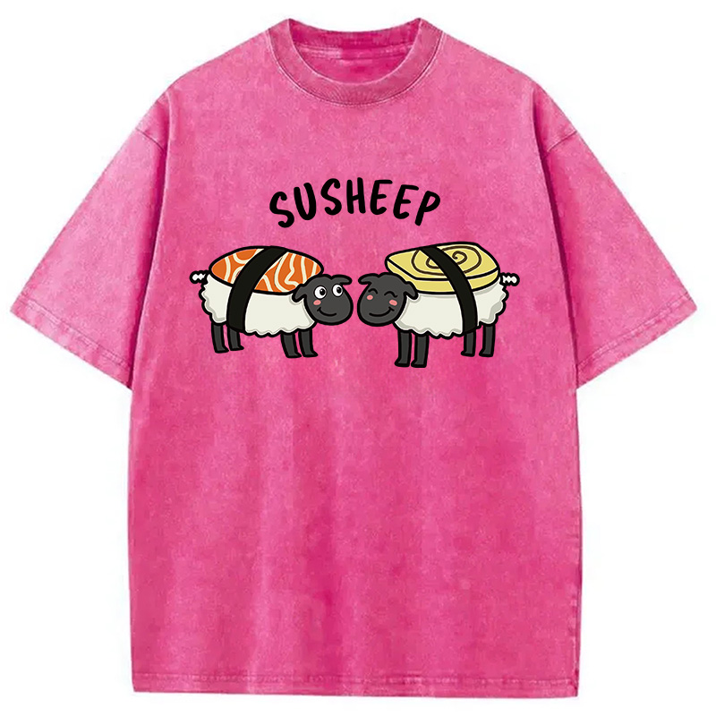 Modecanvas Susheep DTG Printing Washed T-Shirt